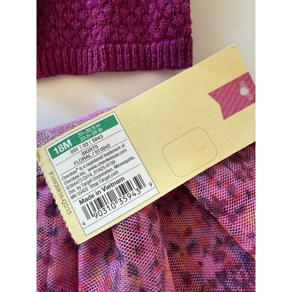 Tutu Skirt & Cardigan Sweater 18 Months Toddler Baby Girls Tulle Ballerina Poufy - Picture 4 of 8